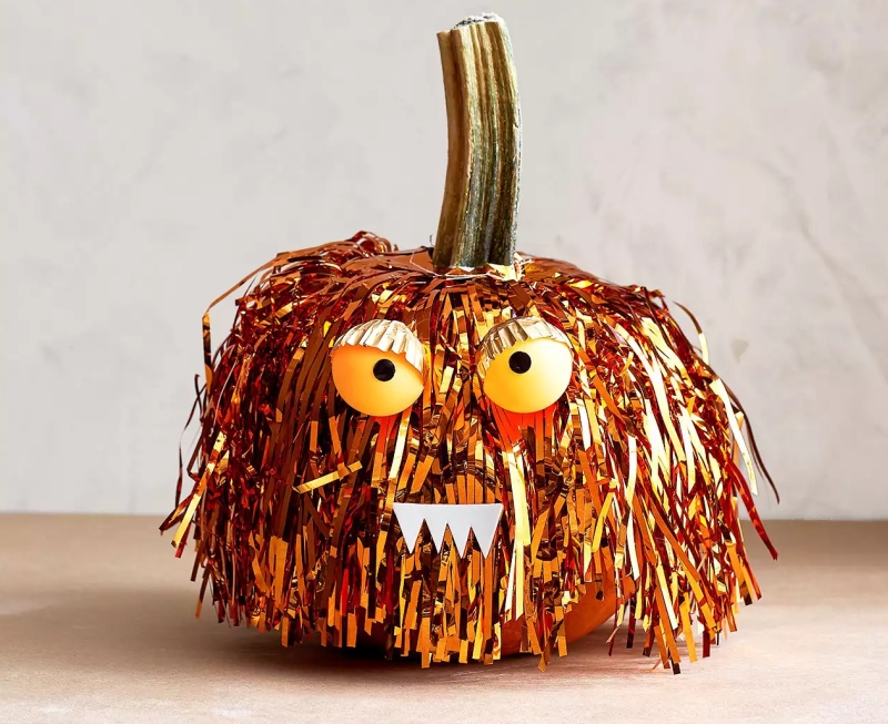 monster pumpkin halloween decor 