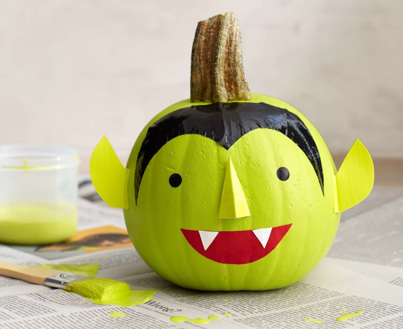 frankenstein pumpkin halloween decor 