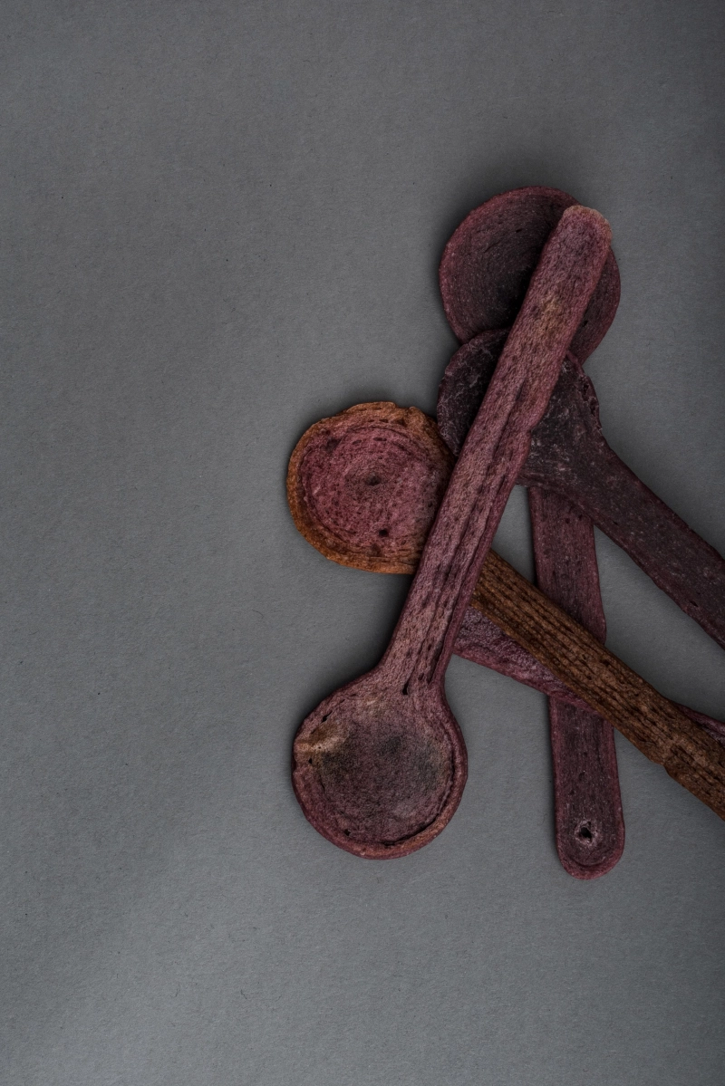 This 3D Printed Tableware Collection is made out of Waste Food Material 