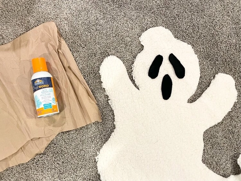 This DIY Ghost Pillow will Add Halloween Flair to Your Living Room