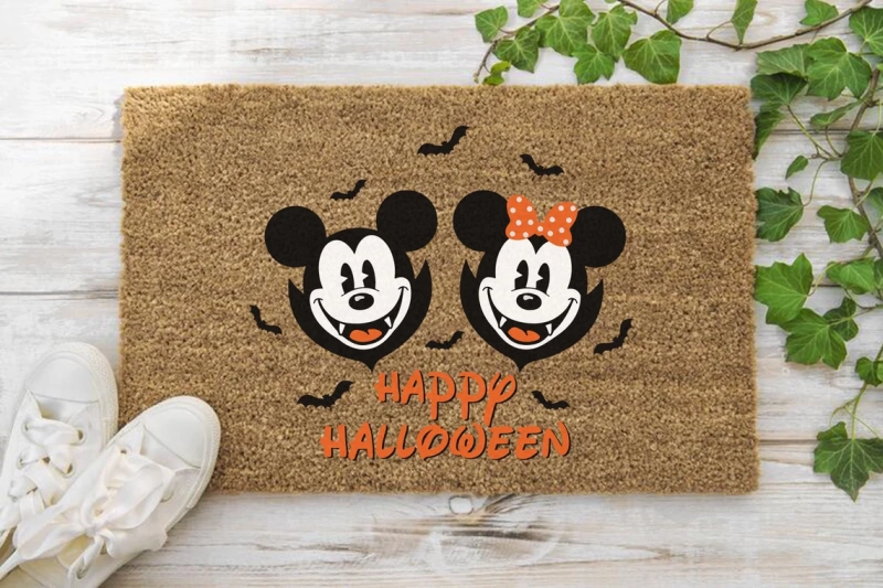 Disney-Themed Halloween doormat
