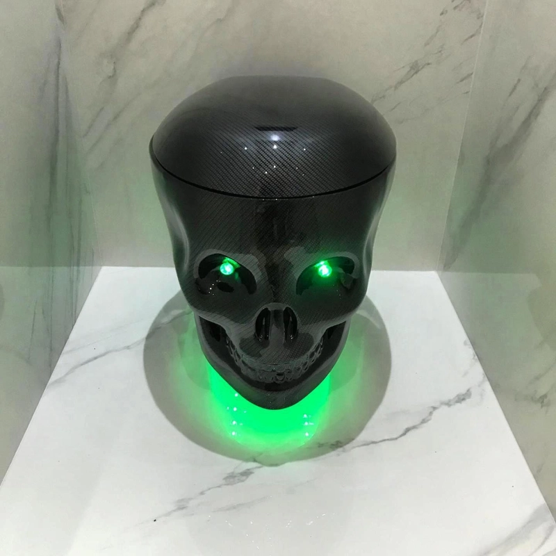 This Skull-Shaped Toilet has Light Up Eyes and Smart Features