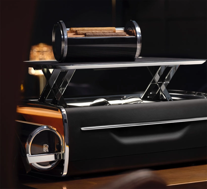 Rolls Royce Cellarette Is Sumptuous Cigar Whiskey Box For The Uber Rich