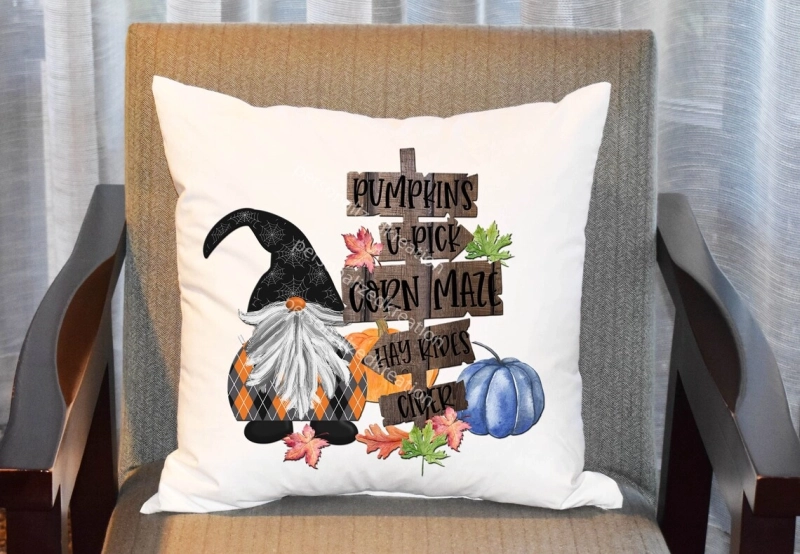 Halloween gnome pillow covers 