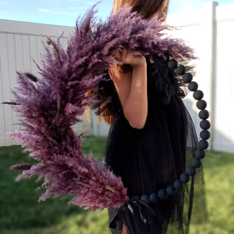 boho halloween wreath new