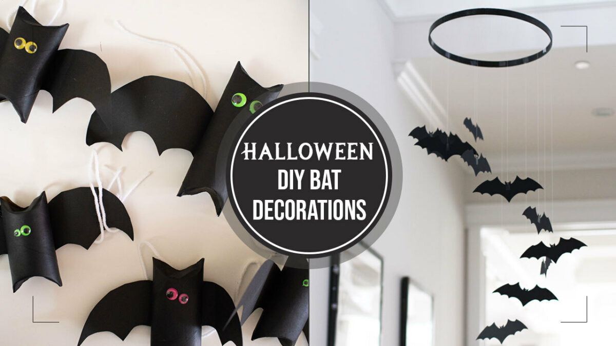 15 DIY Halloween Bat Decorations You can try at Home