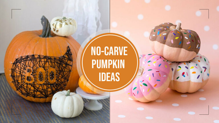 halloween no-carve pumpkin ideas