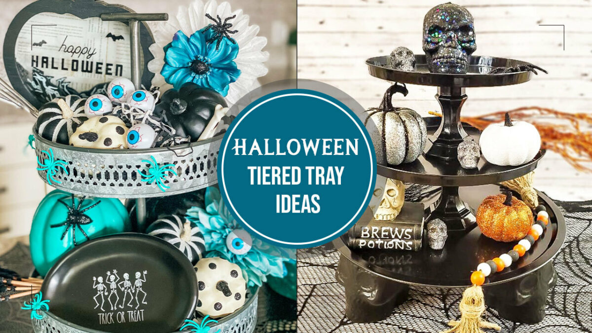 30 Halloween Tiered Tray Ideas You'll Love