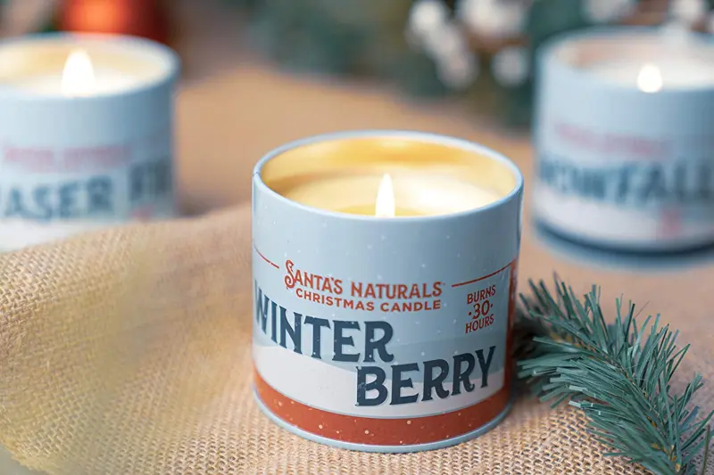 Winterberry Christmas Scented Candle