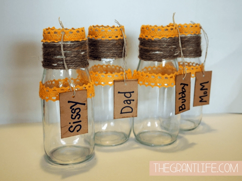 DIY Thanksgiving Place Card holder 