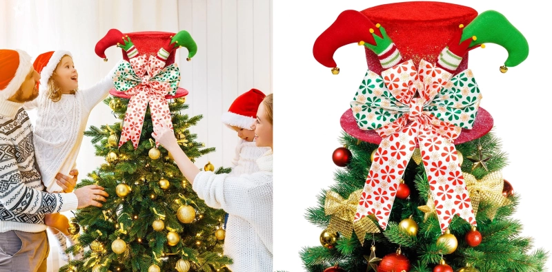 Elf Stuffed Legs-20 Best Christmas Tree Toppers of 2021