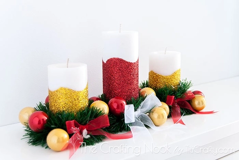 25+ Christmas Candle Centerpiece Ideas to Pull Off