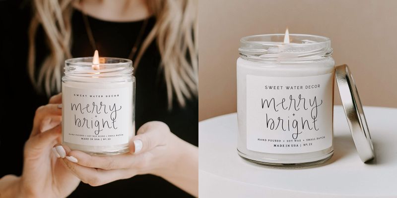 Merry and Bright Candle