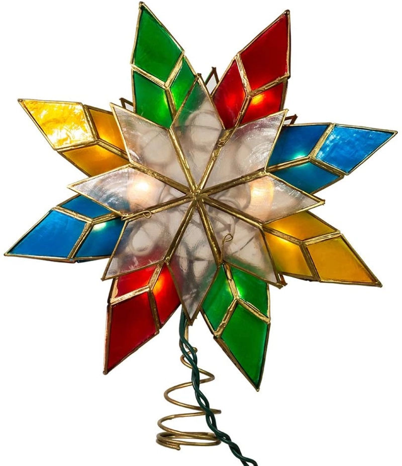 Multi-Color Capiz glass Star