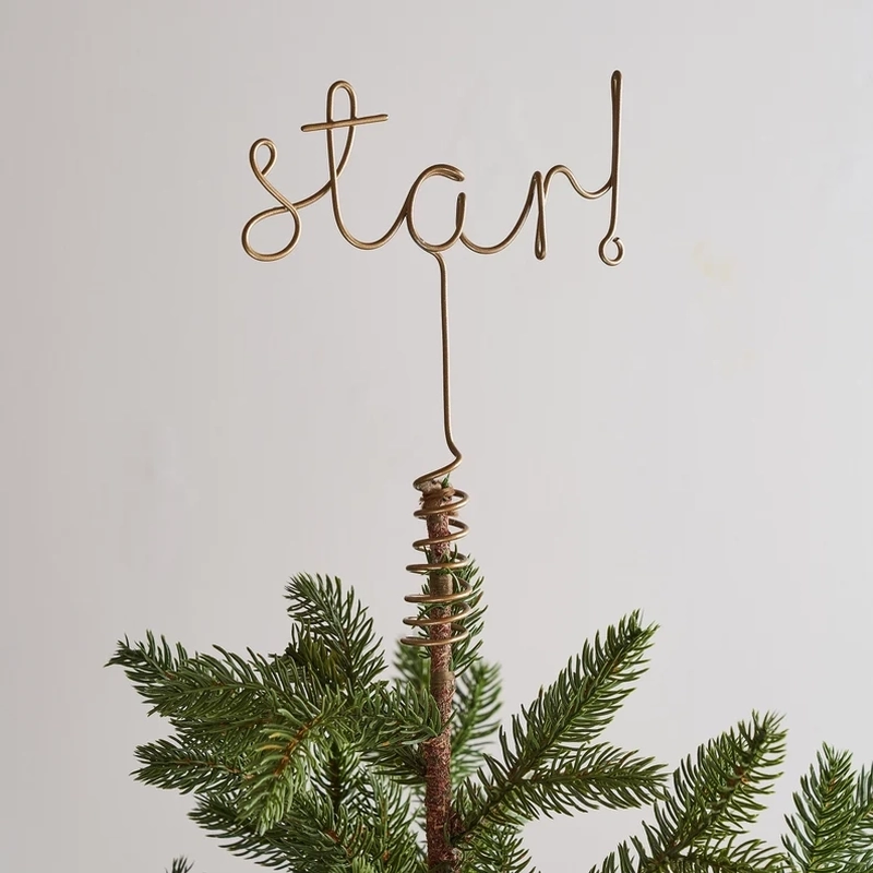 Wire Word Tree Topper