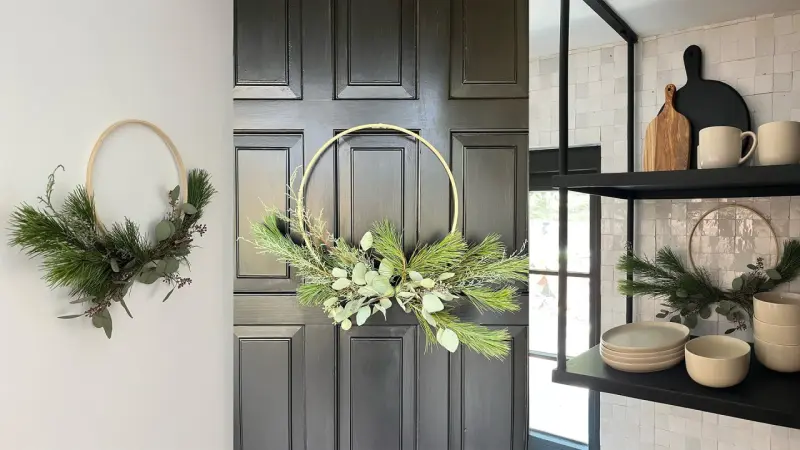 Minimalist Wreath idea for christmas 