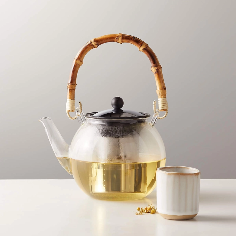 Bodum Assam Tea Press Kettle with Bamboo Handle