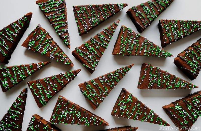 Brownies Christmas food 