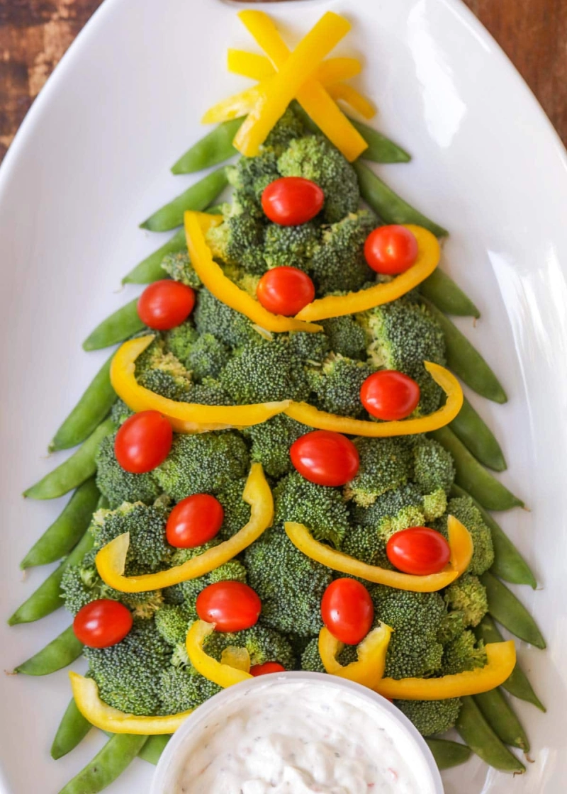 Christmas Tree Veggie Platter