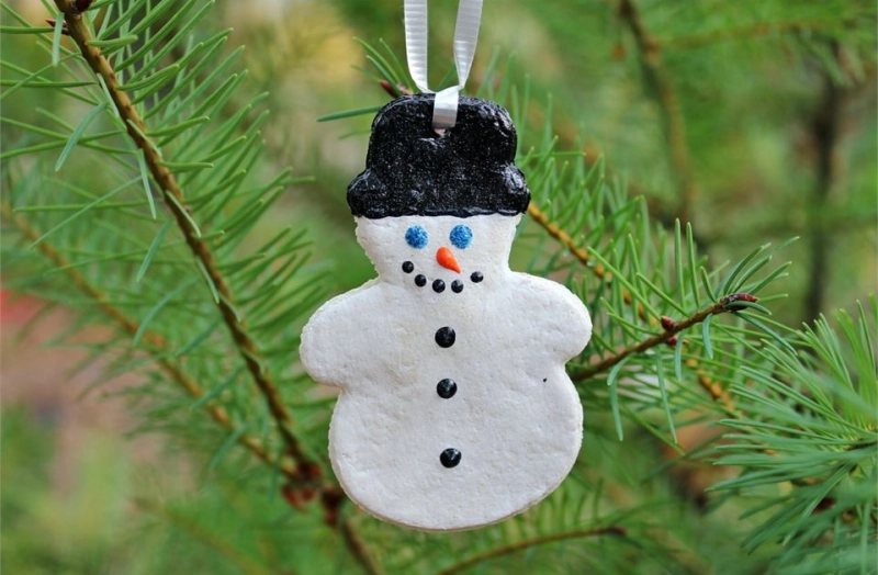 edible snowman Christmas tree ornaments