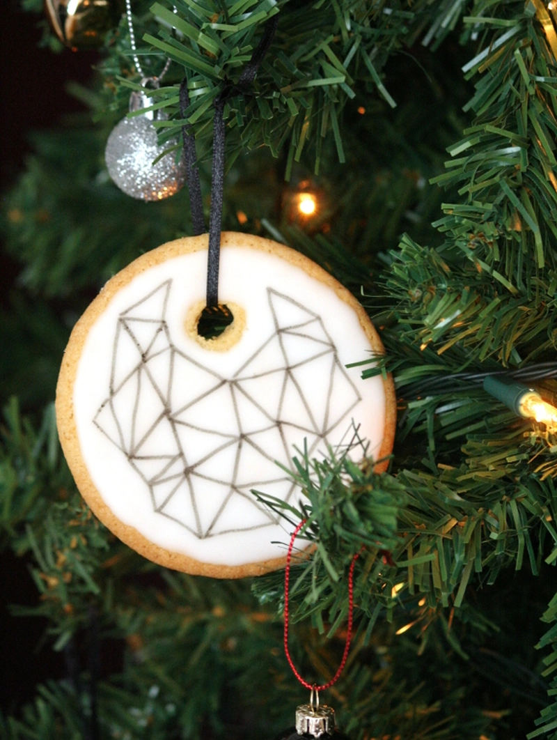 Christmas tree Ornaments with icing