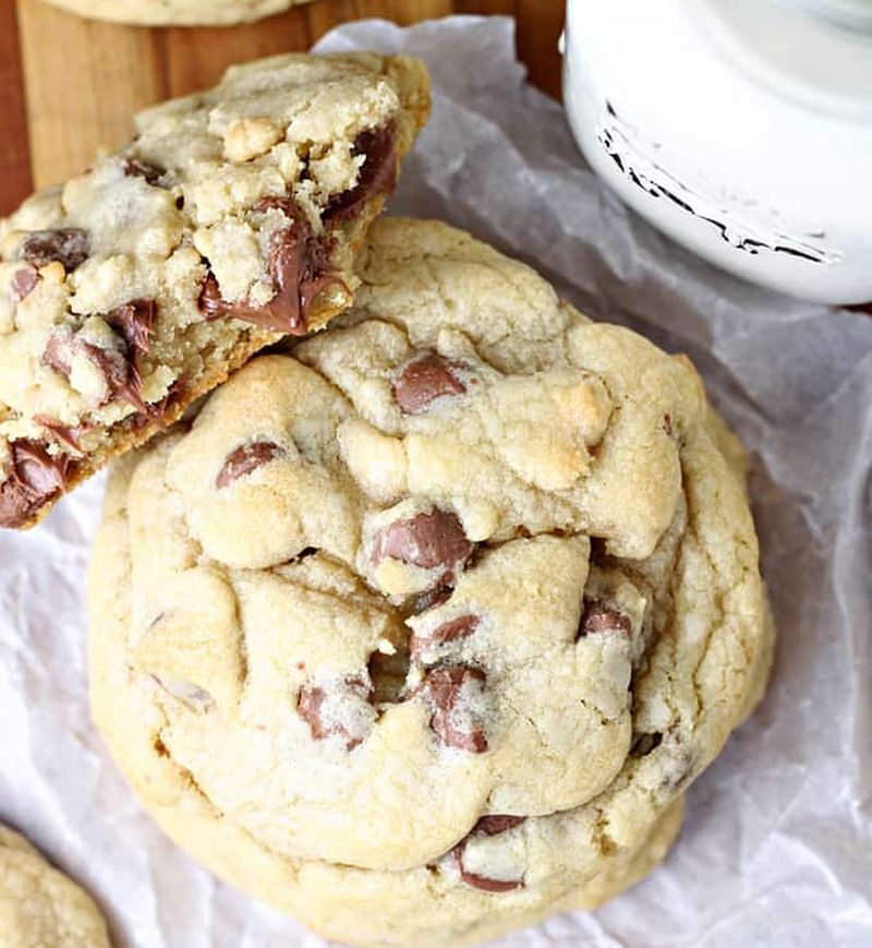 Copycat Crumble Chocolate Chip Cookies