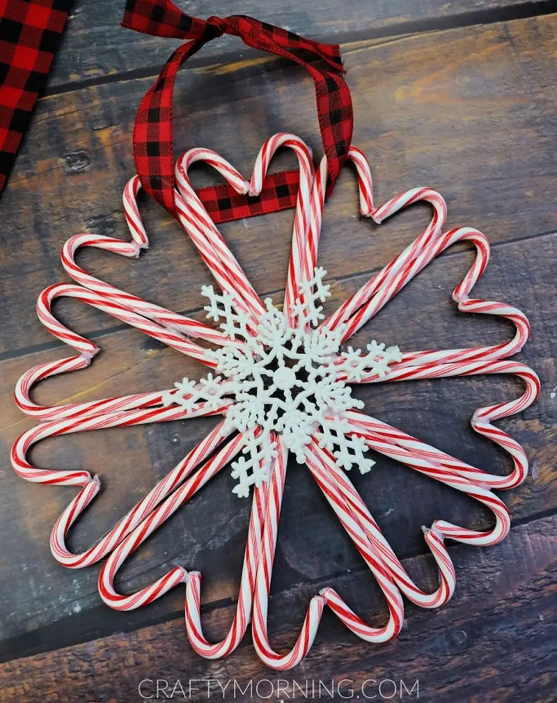 Candy Cane Wreath  