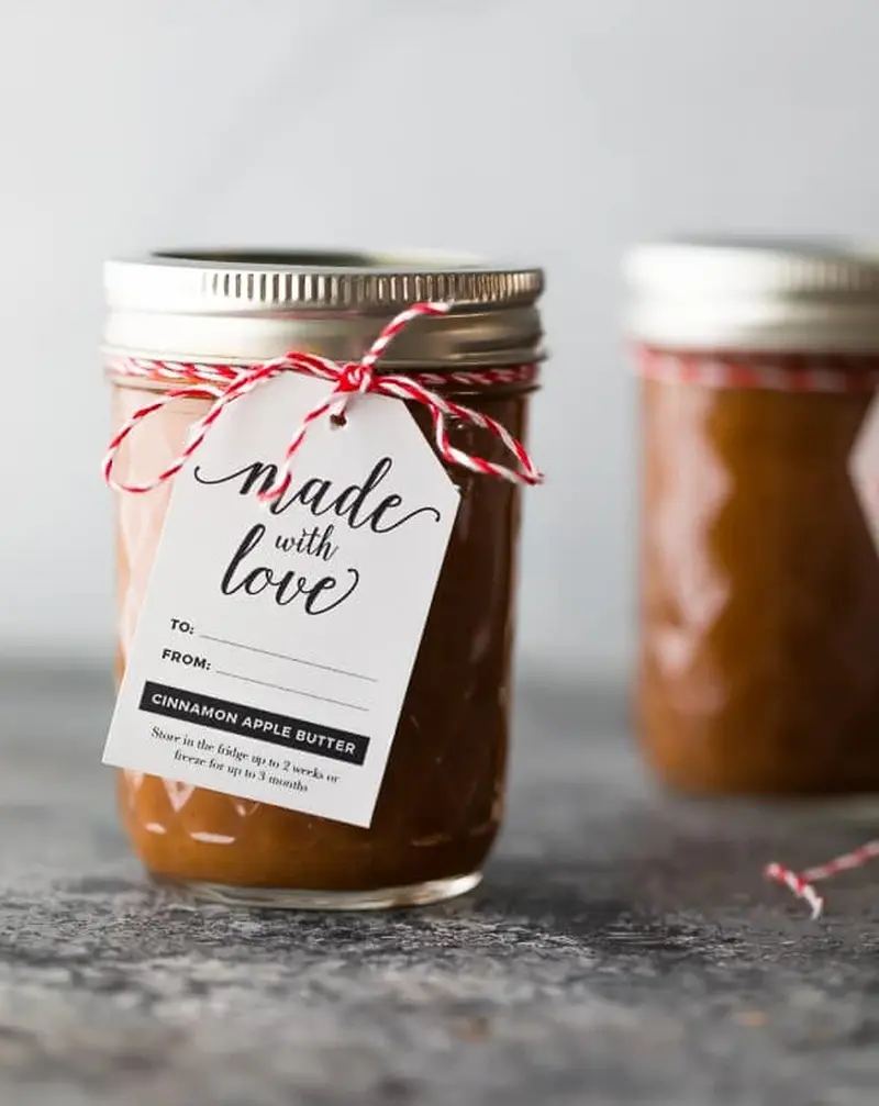 Crockpot Apple Butter Edible Gift for Christmas 