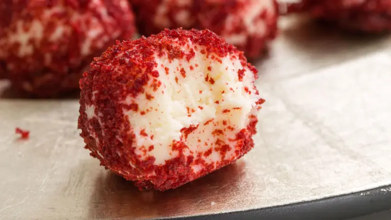 Red Velvet Cheesecake Bites