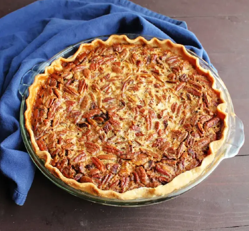 Maple-Honey Pecan Pie for Christmas Dessert 