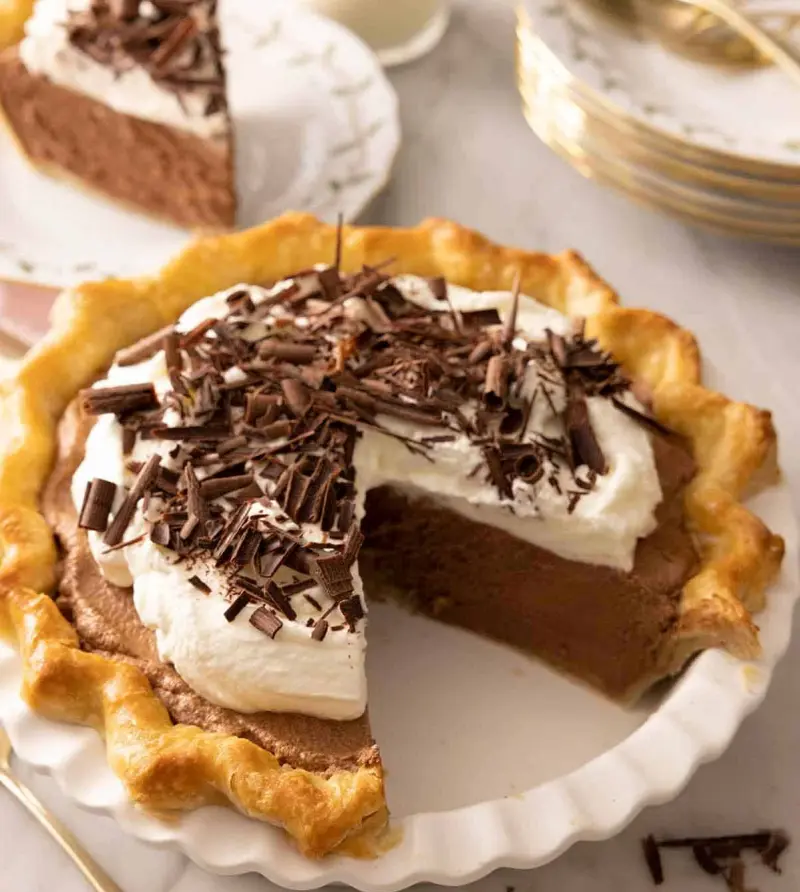 French Silk Pie for Christmas 