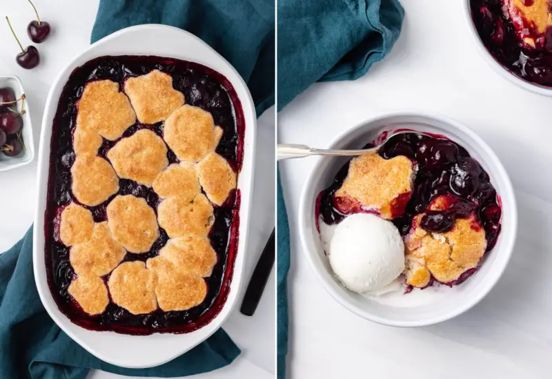 Cherry Cobbler Christmas Dessert Recipe Ideas 