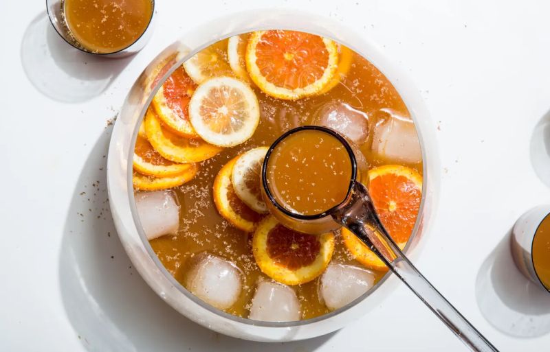 Irish Whiskey Punch for Christmas 