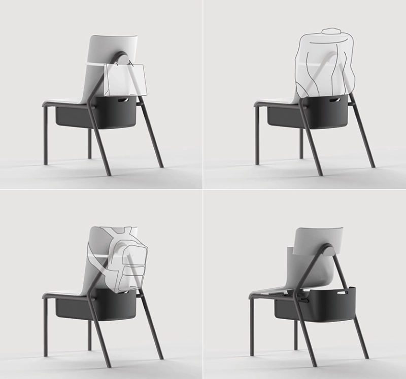 June Woo Lee Designs Innovative Chair with Storage Compartment