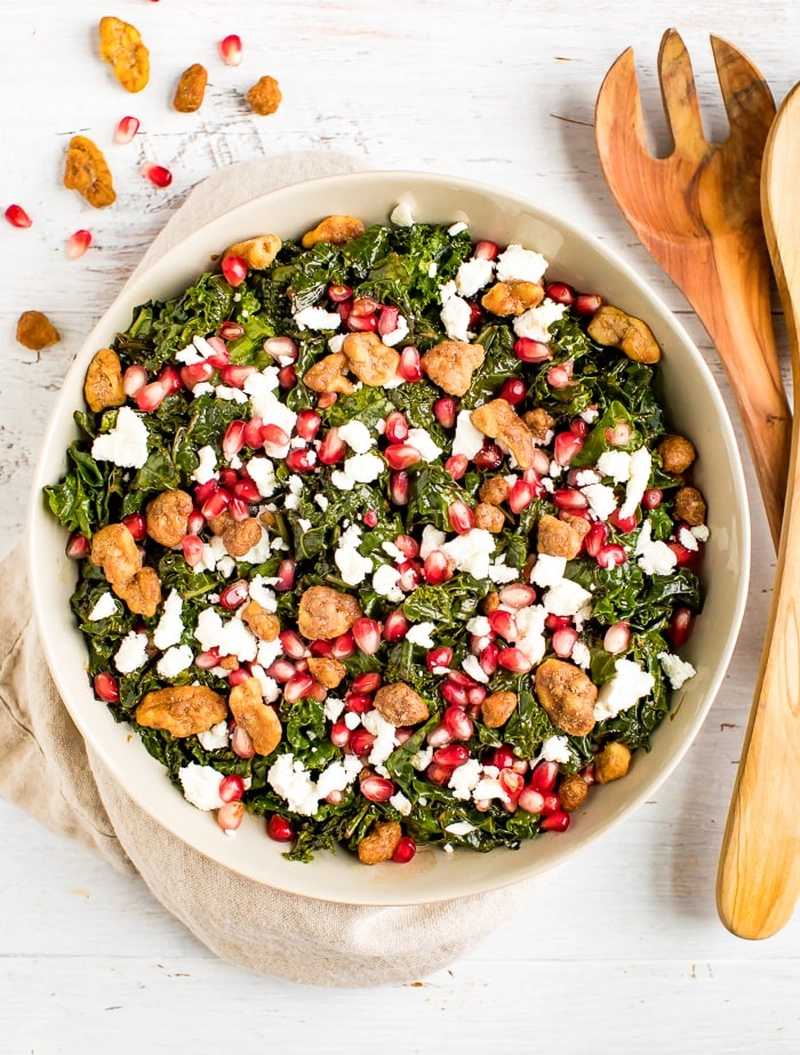 Kale Pomegranate Salad 