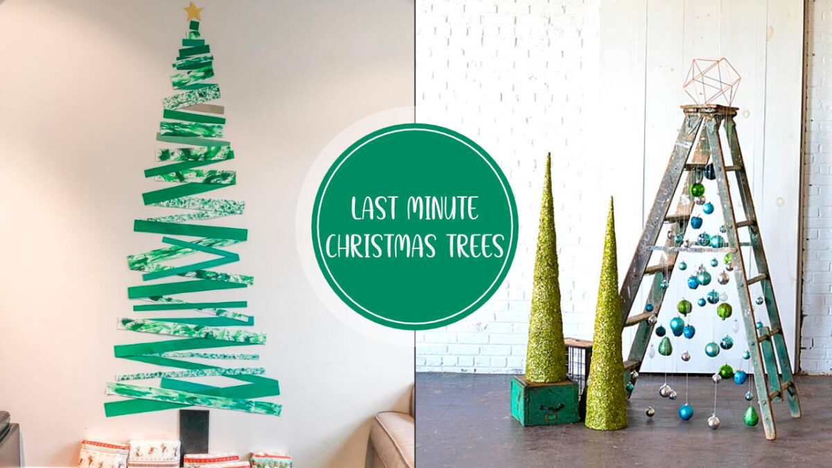 10+ Last Minute Christmas Trees You can Make in a Jiffy