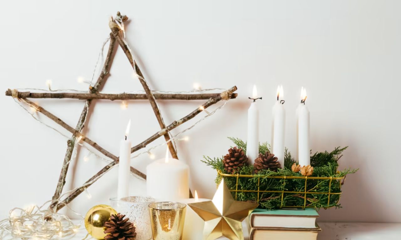 Lights and Candles for Christmas Décor