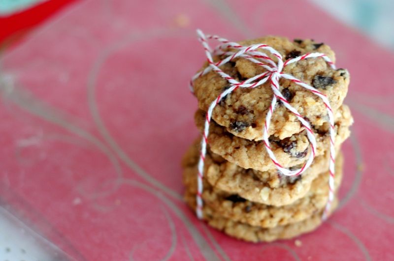 Oatmeal Raisin Cookies for Christmas 