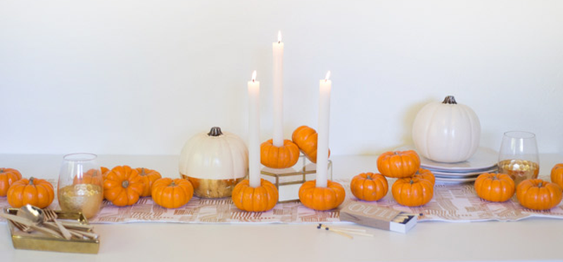 Pumpkin Candle Holder