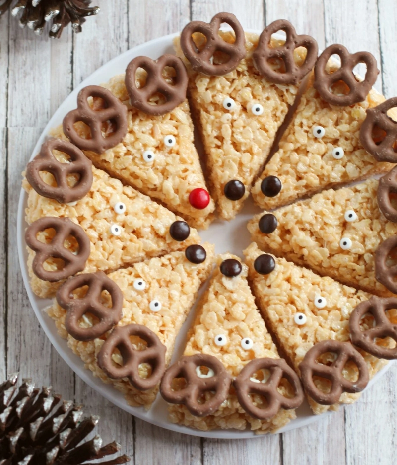 Reindeer Rice Krispie Treats