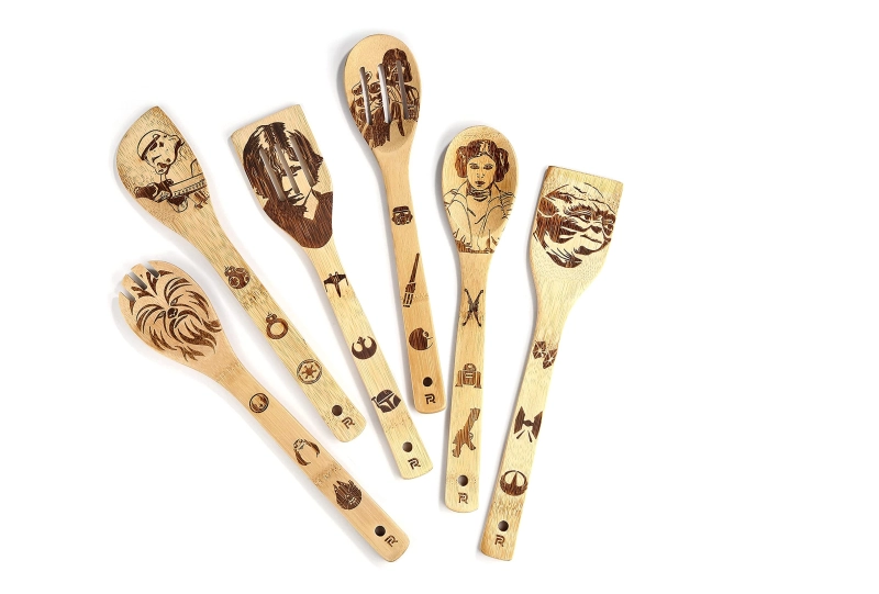 Riveira Star War-themed Wooden Cooking Utensils