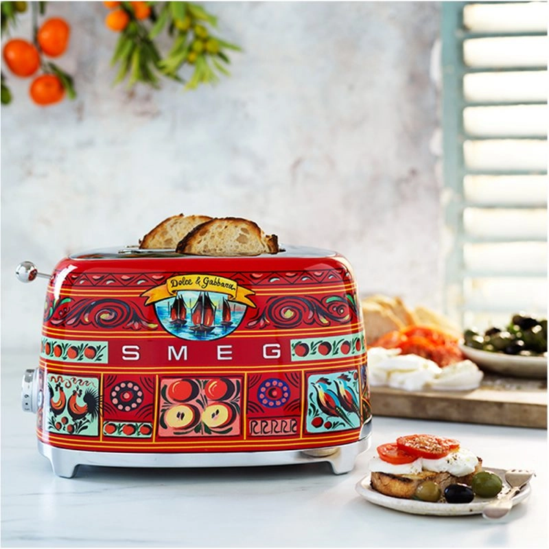 SMEG and Dolce & Gabbana toaster