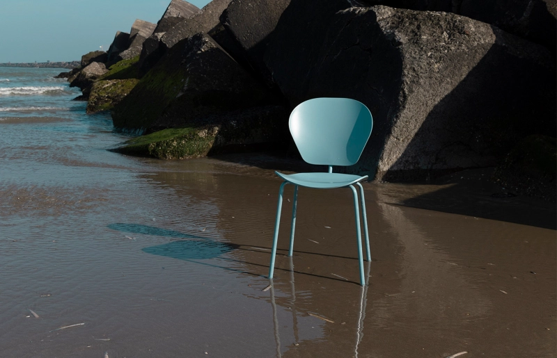 Beautiful Chairs Made of Recycled Ocean Plastic 