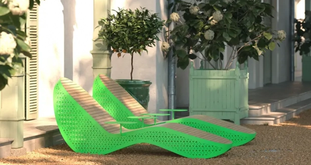 Punto Design x Karim Rashid Public Furniture Collection Features Unusual Forms and Lively Colors