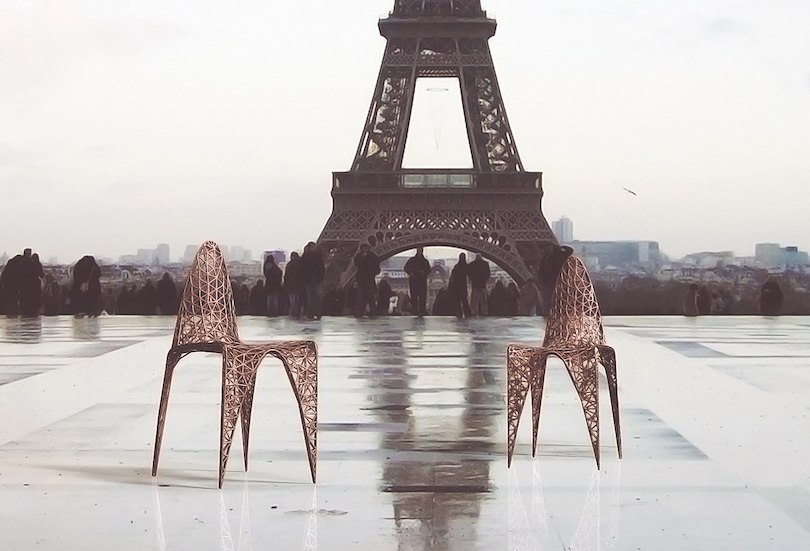 eiffel tower chair