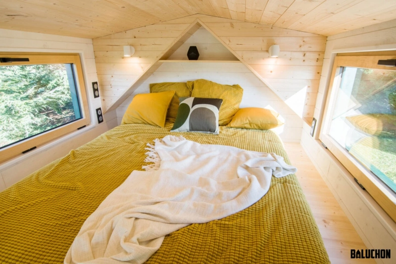 Baluchon Hippollene Tiny House Bedroom