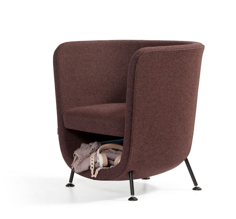 Blå Station Launches Updated, New Pocket Armchair with Storage Shelf