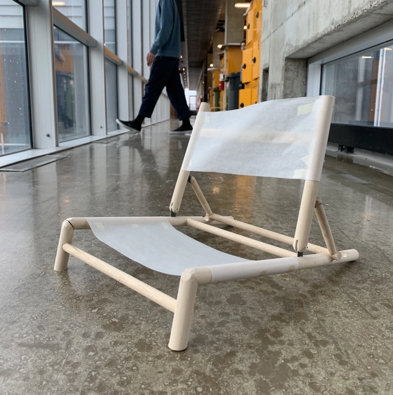 Lola Chair is Intended for Relaxation in Urban Outdoor Spaces