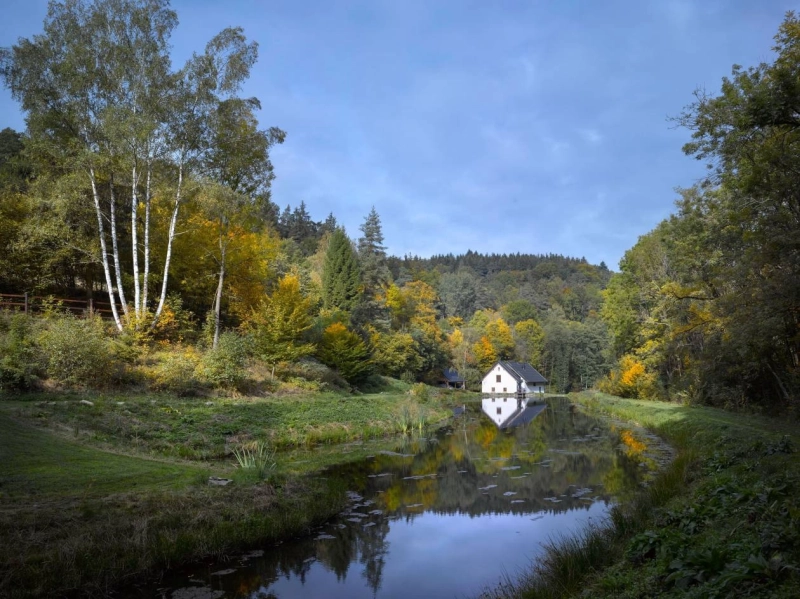 Originally a Mill, This Old Building Was Turned into a Modern House