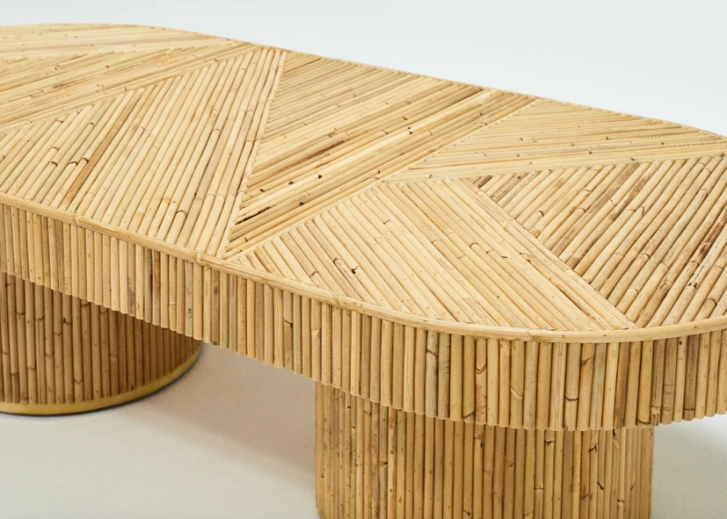 Paloma Table by Sarah Ellison Made of Ratten is Strong and Statuesque Furniture Design_3